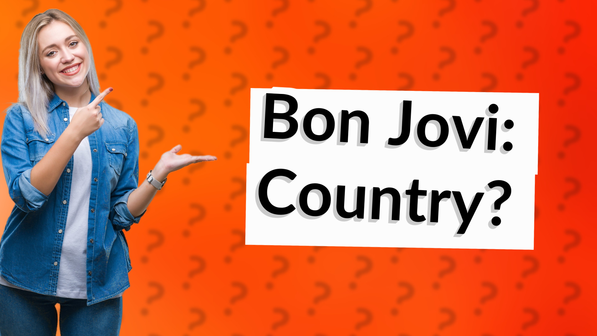 Bon Jovi: Country?