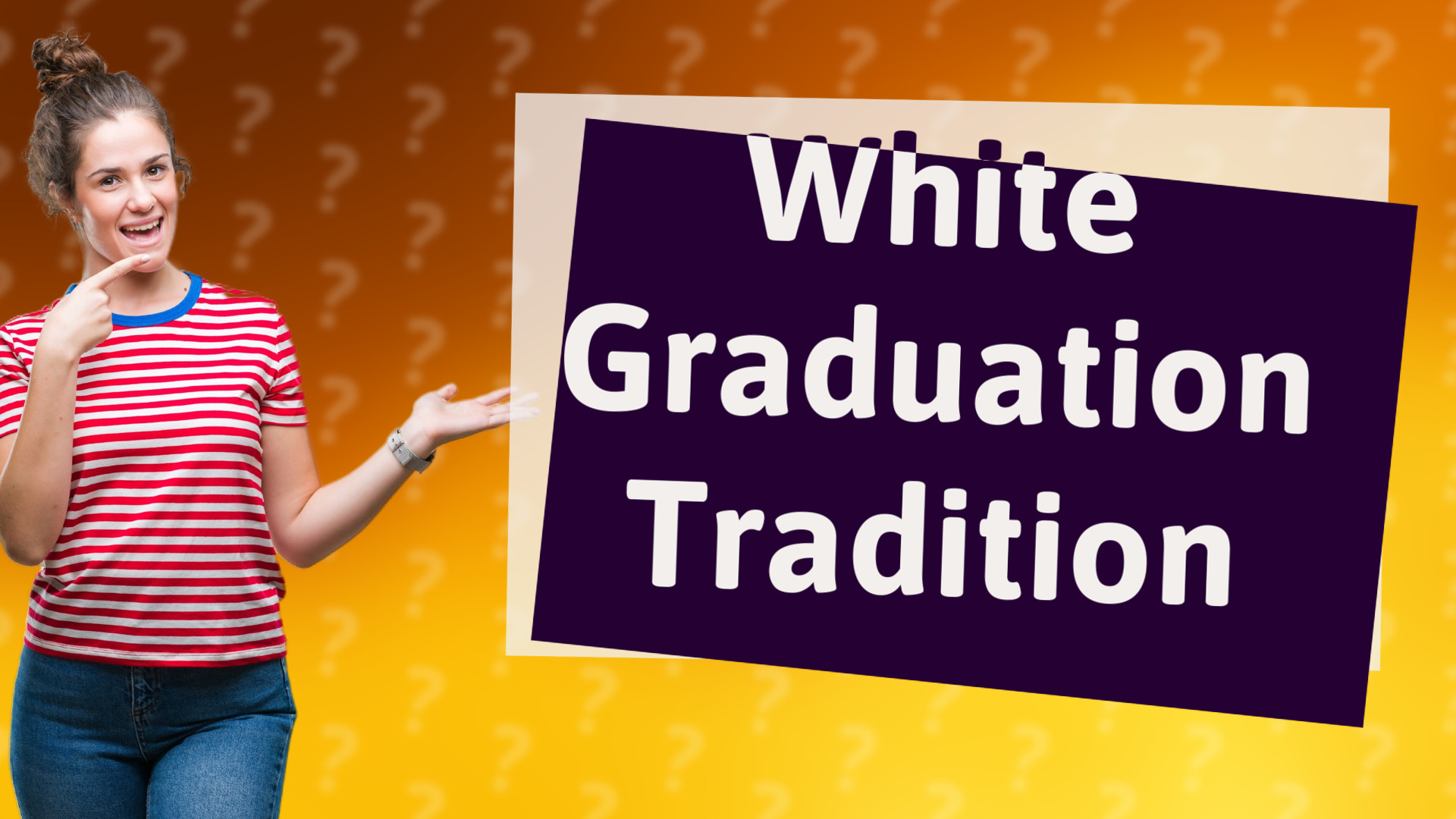 White Graduation Tradition