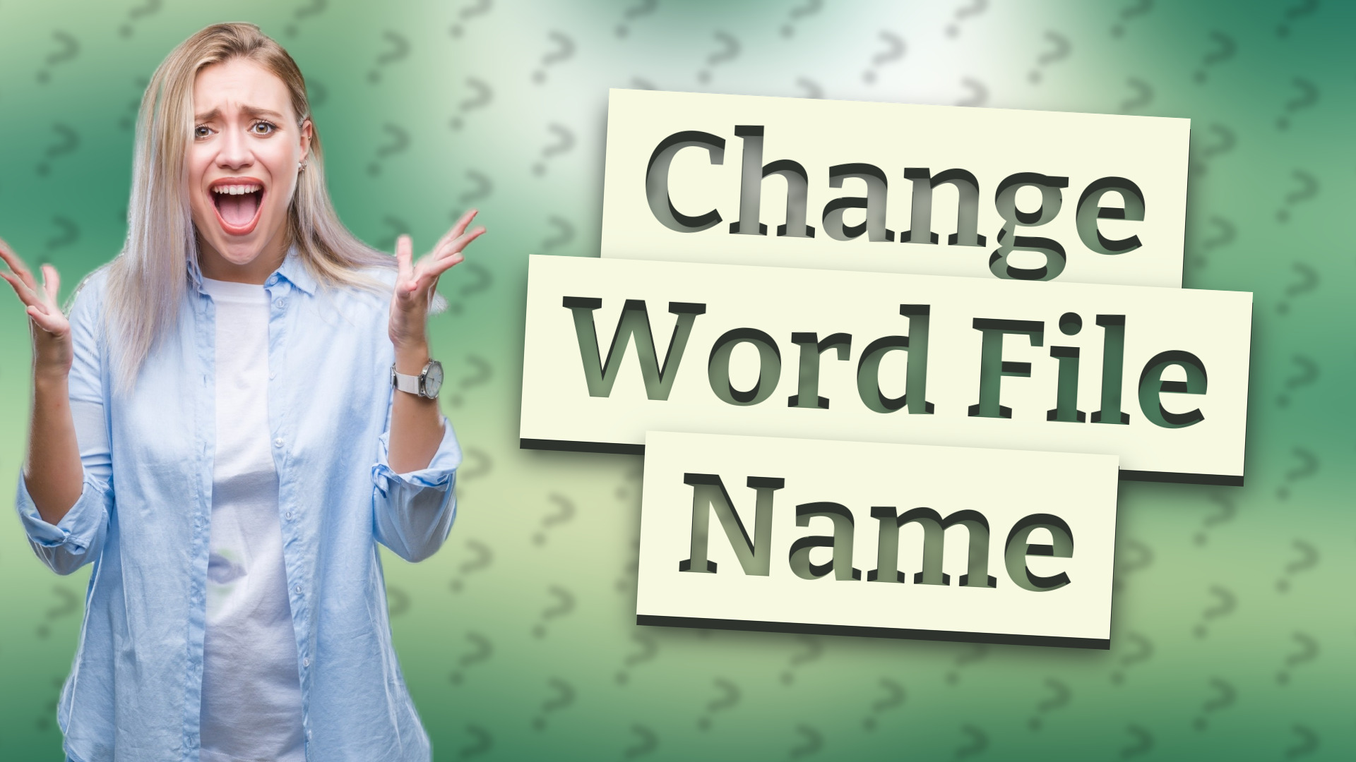 Change Word File Name