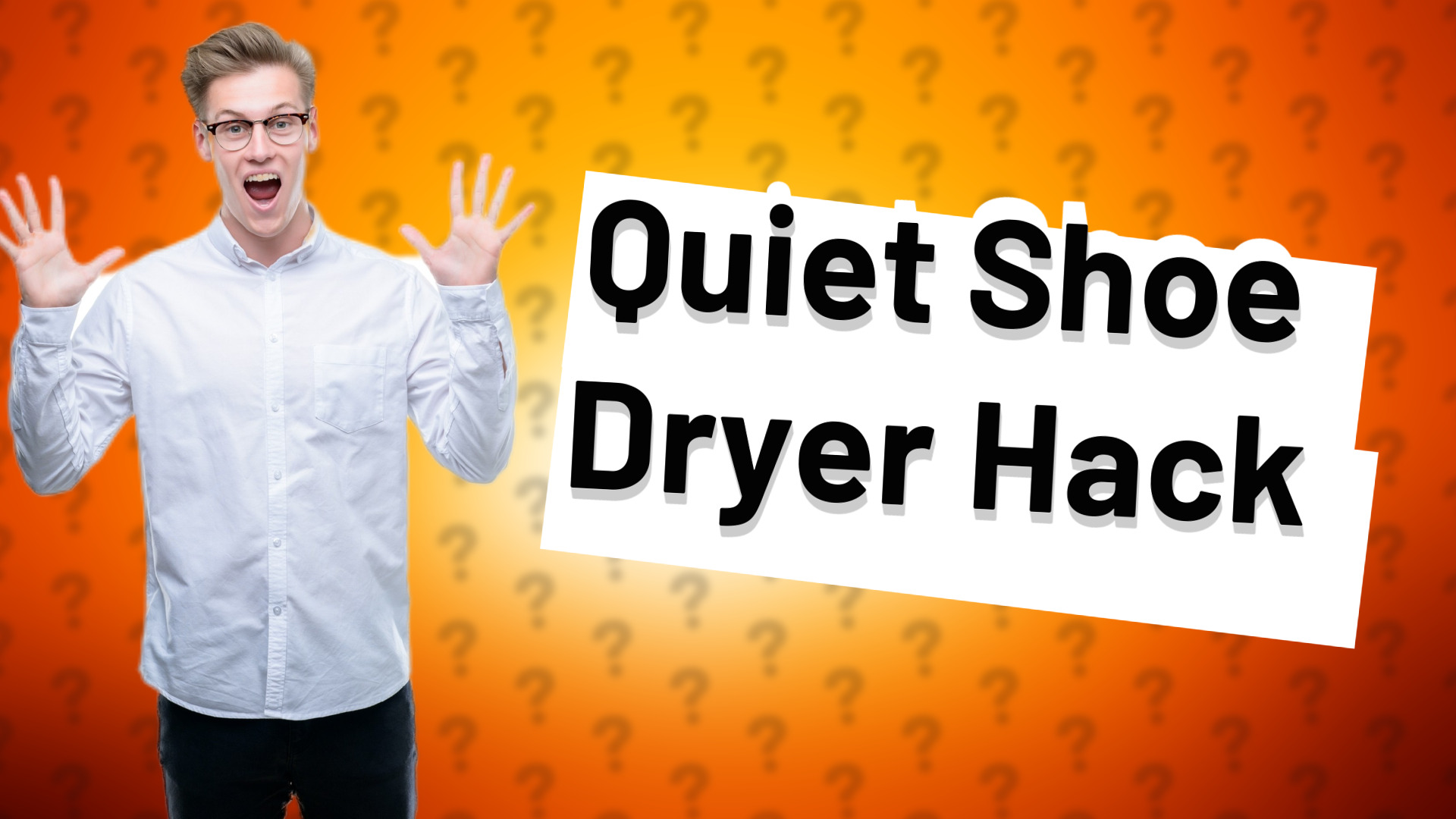 Quiet Shoe Dryer Hack