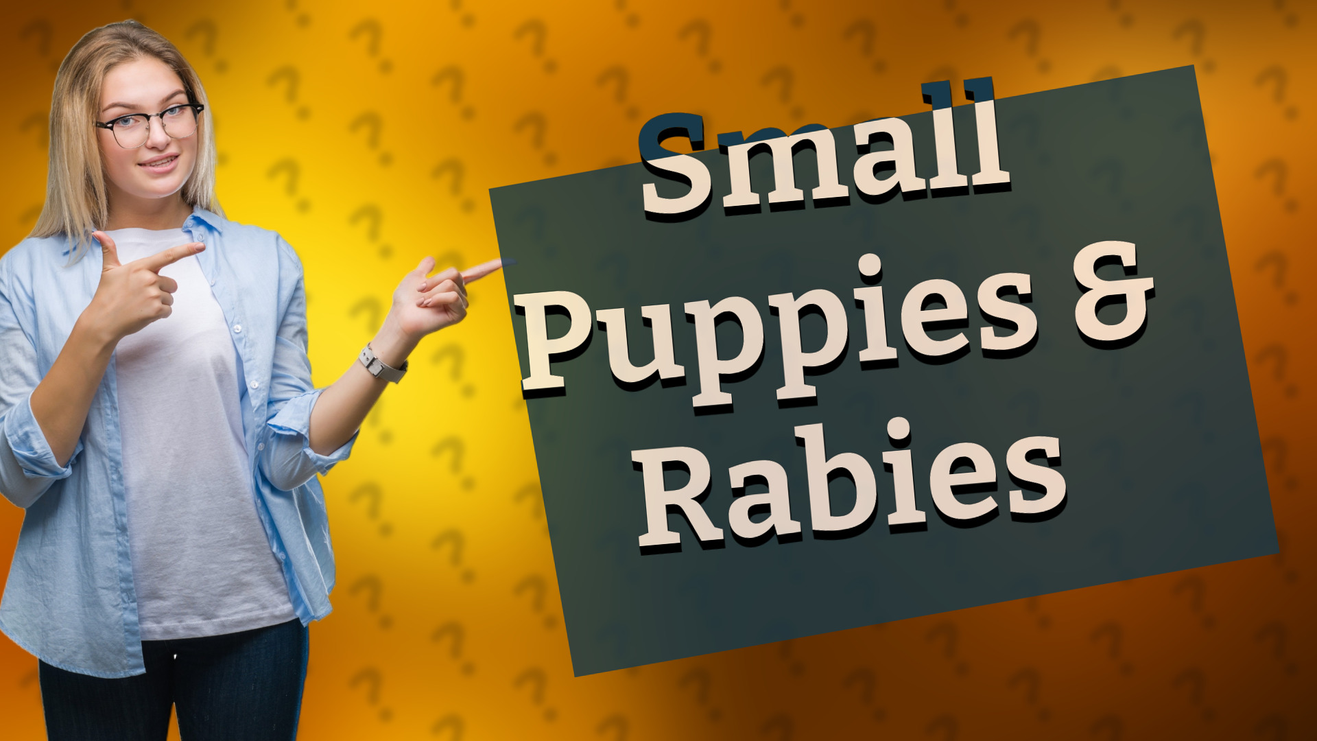 Small Puppies & Rabies