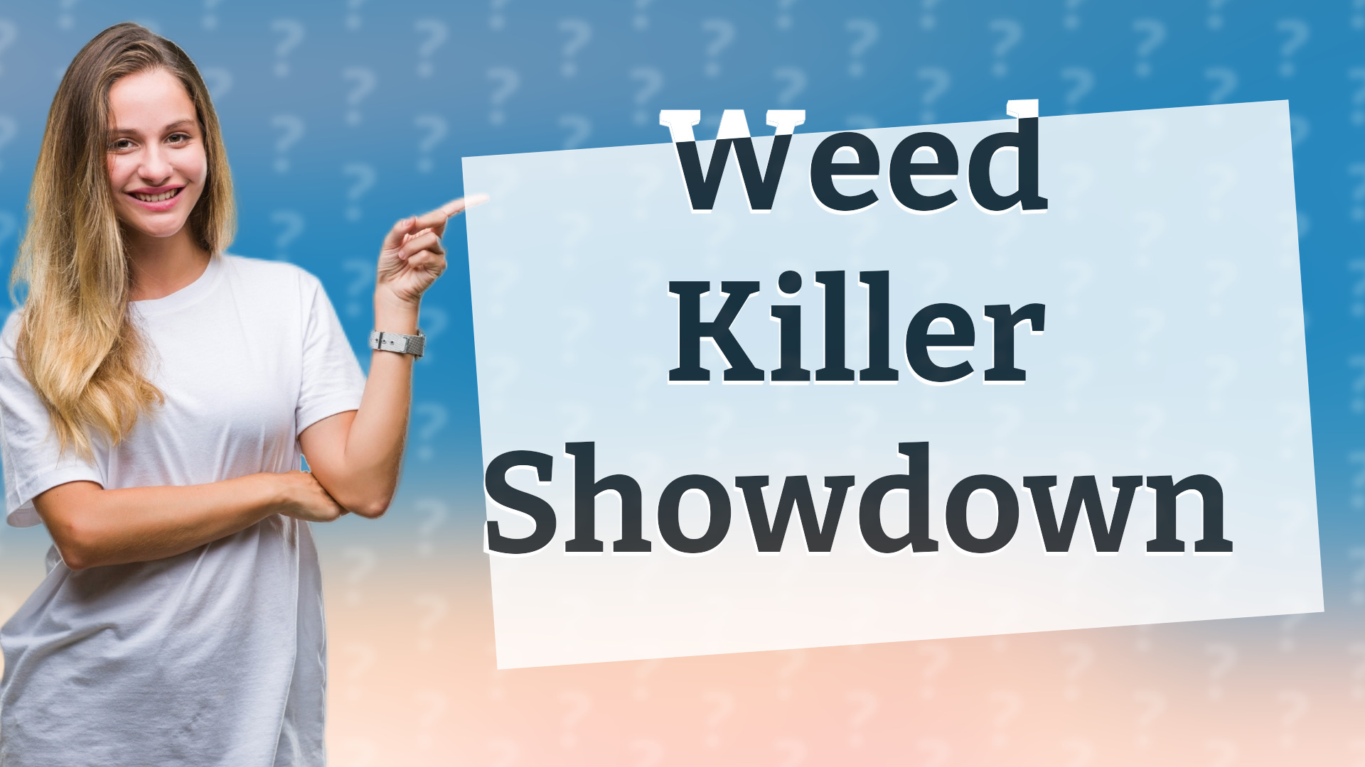 Weed Killer Showdown