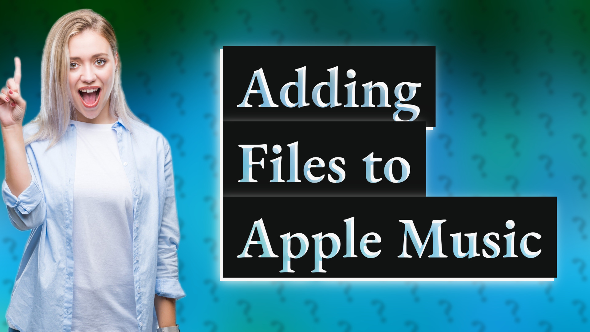 Adding Files to Apple Music