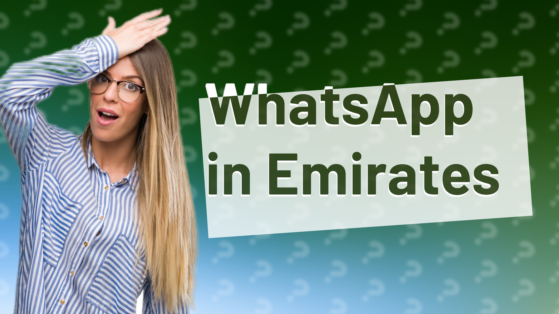 WhatsApp in Emirates