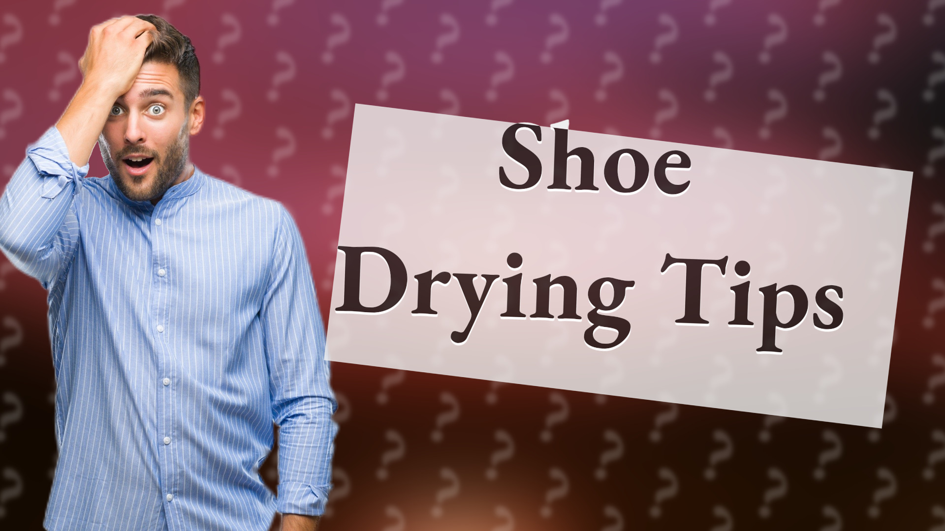Shoe Drying Tips