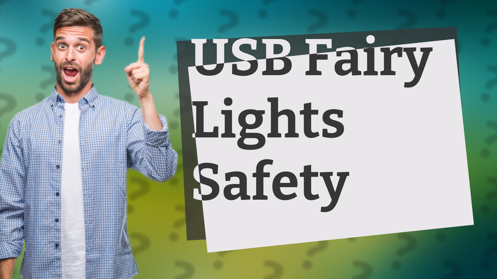 USB Fairy Lights Safety