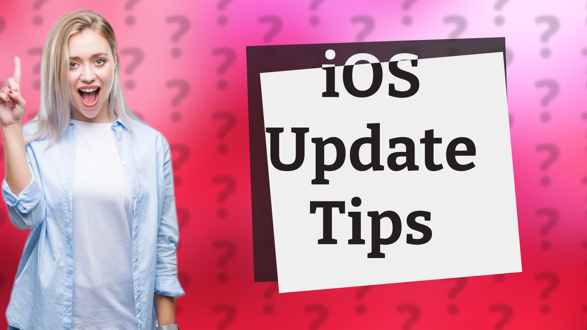 iOS Update Tips