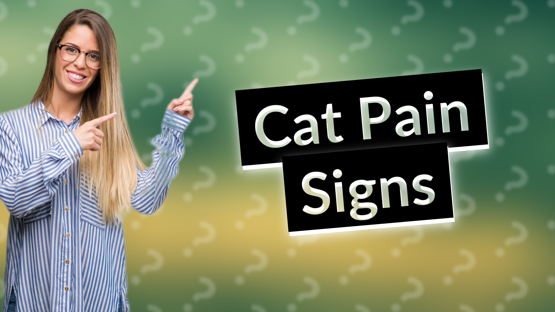 Cat Pain Signs