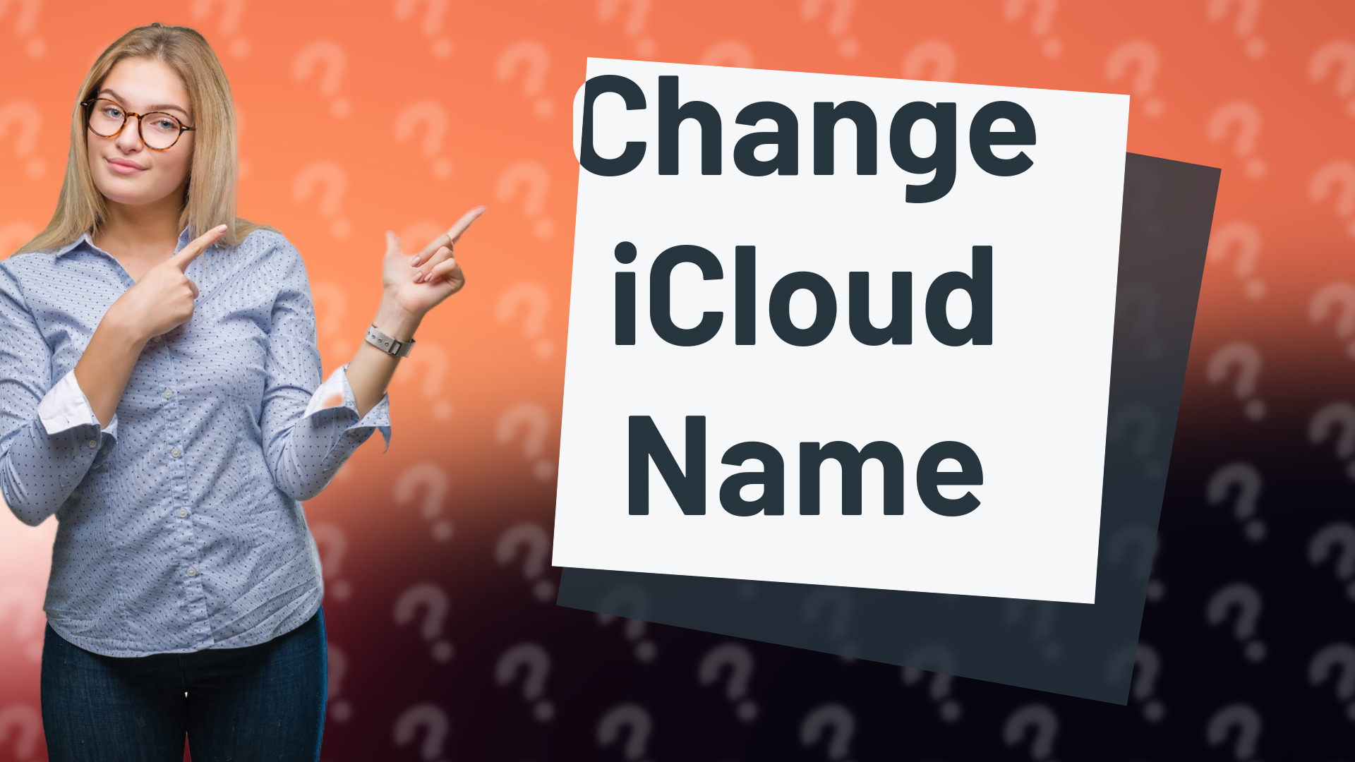 Change iCloud Name