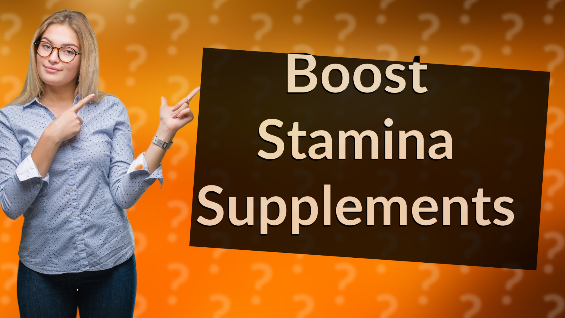 Boost Stamina Supplements