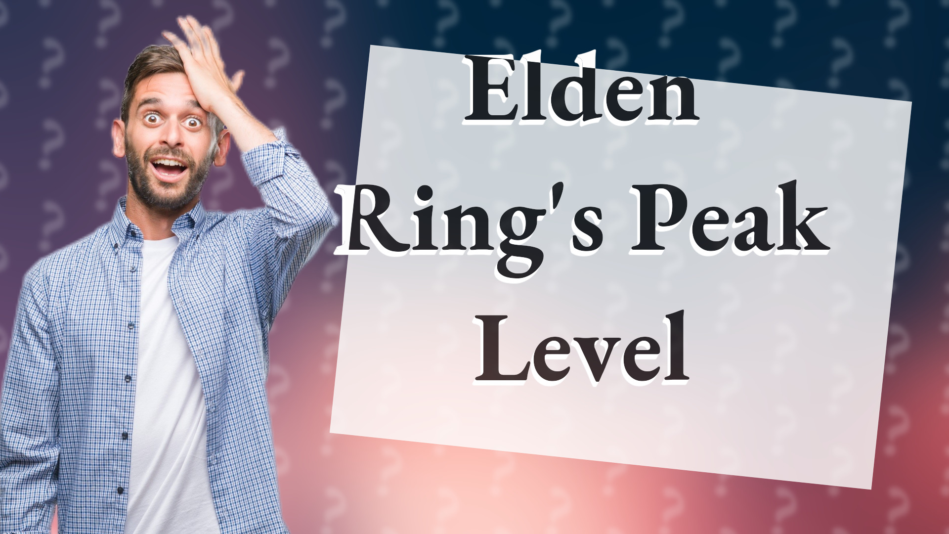 Elden Ring's Peak Level
