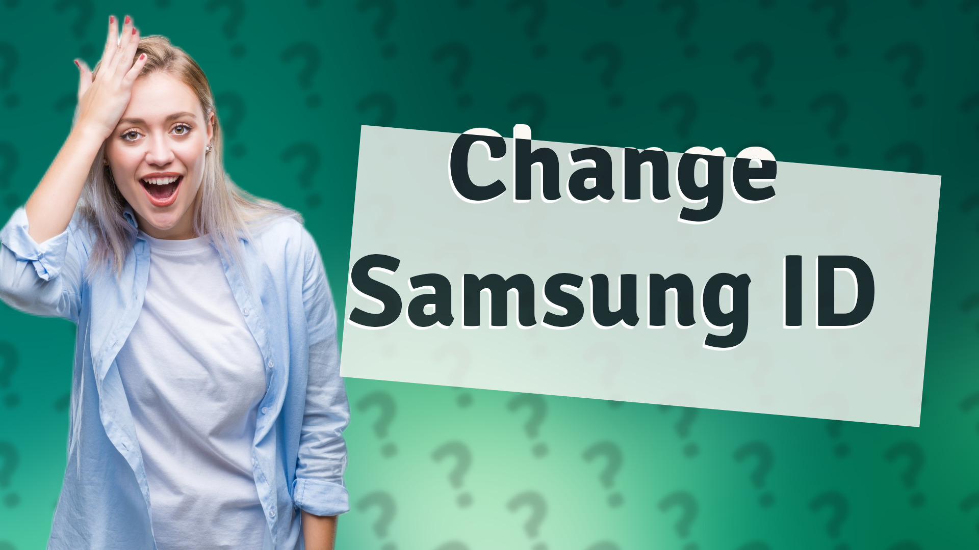 Change Samsung ID