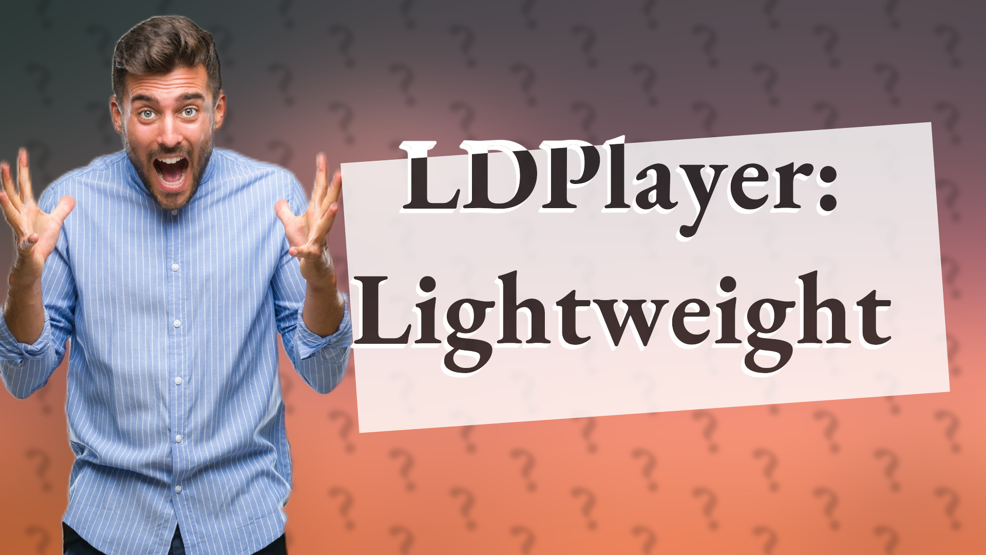LDPlayer: Lightweight