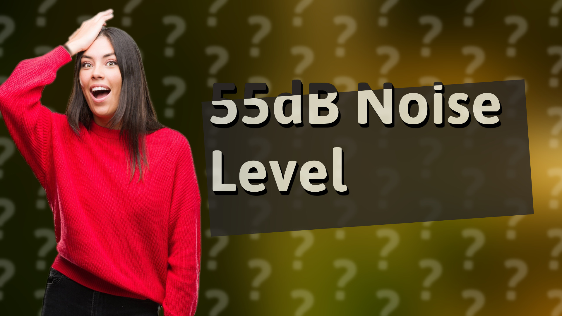 55dB Noise Level