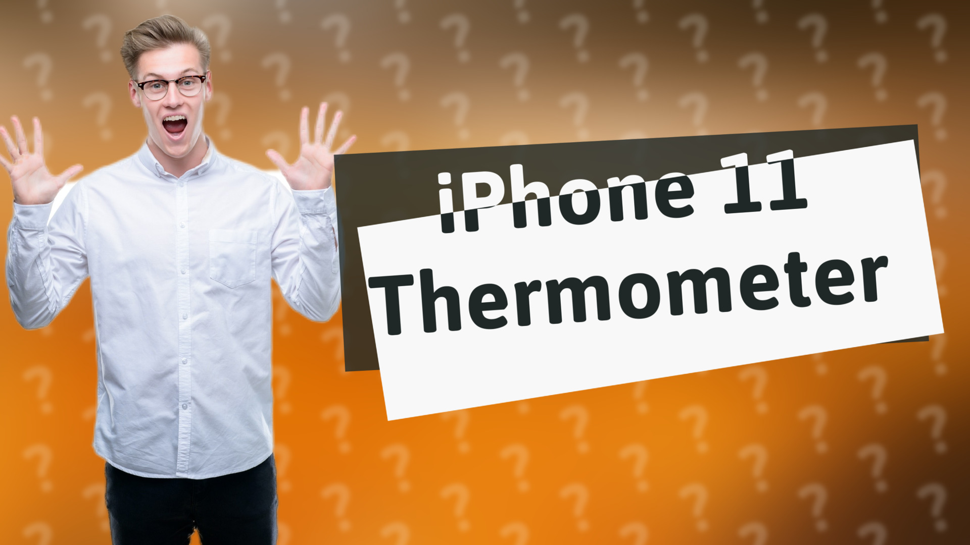 iPhone 11 Thermometer
