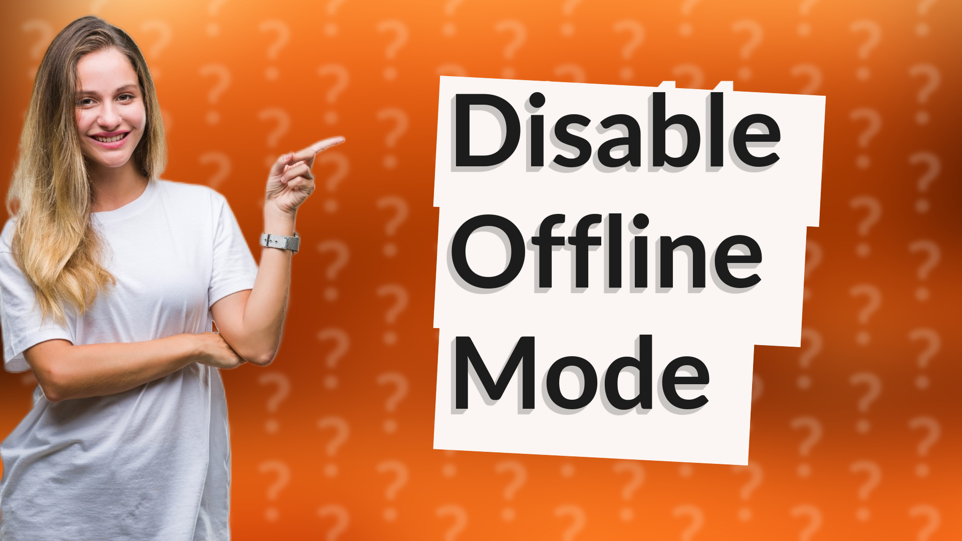 Disable Offline Mode