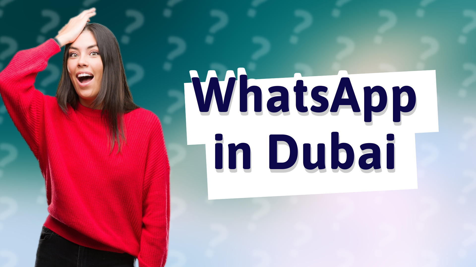 WhatsApp in Dubai