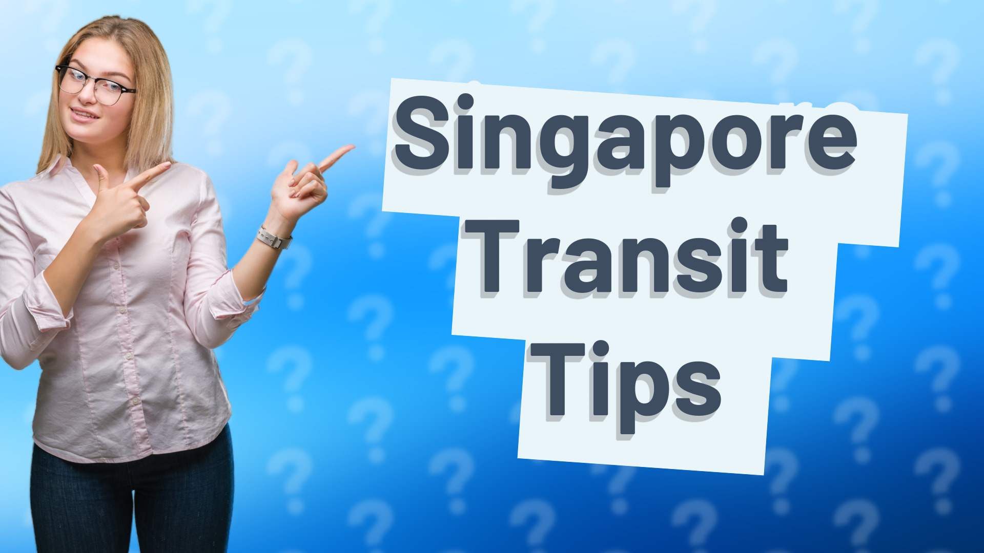 Singapore Transit Tips