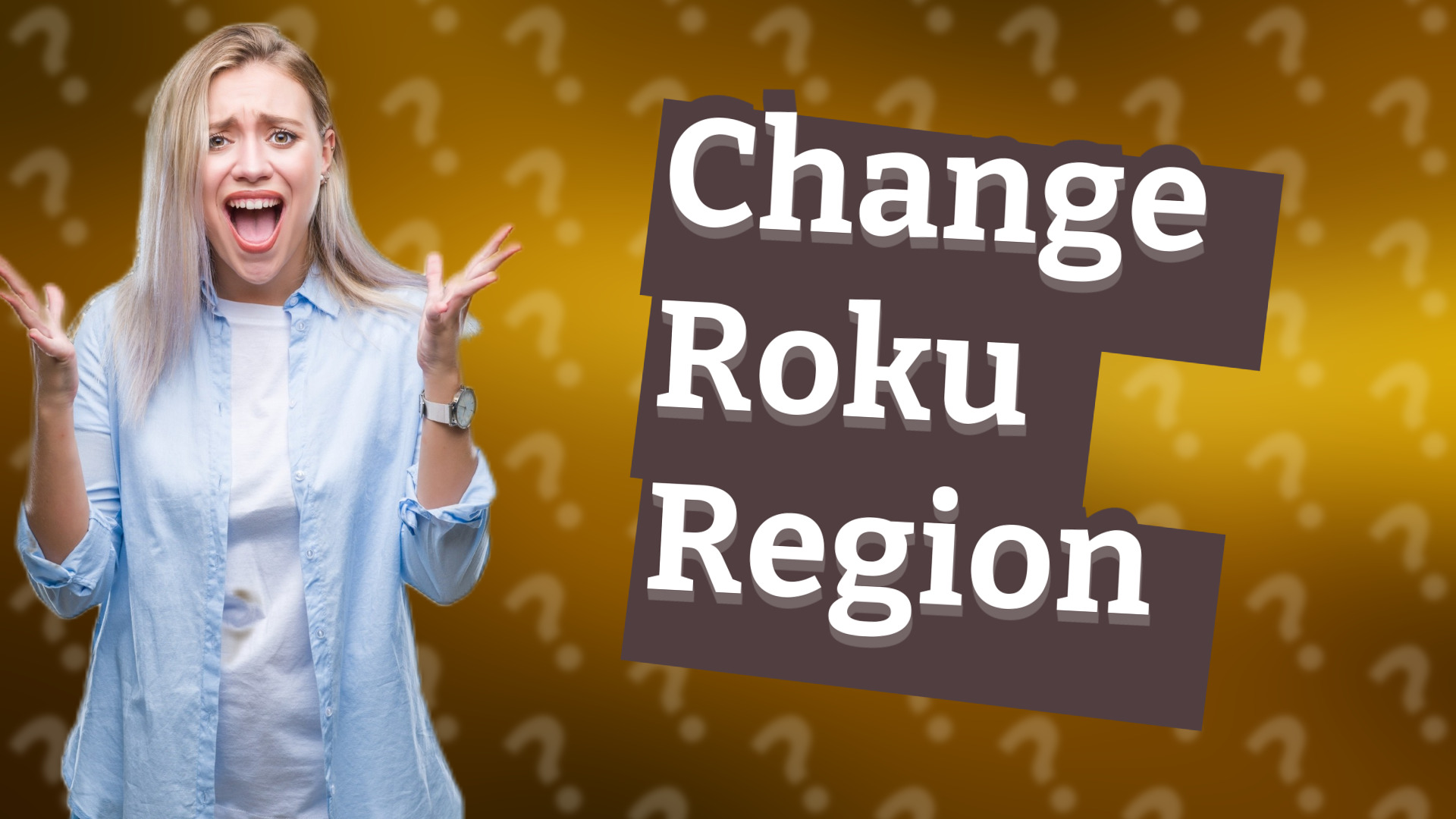 Change Roku Region