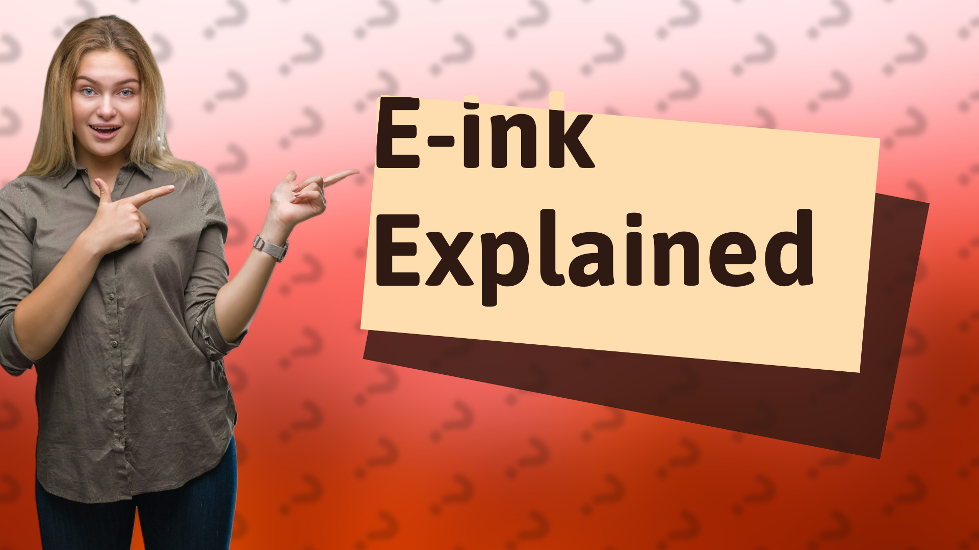 E-ink Explained