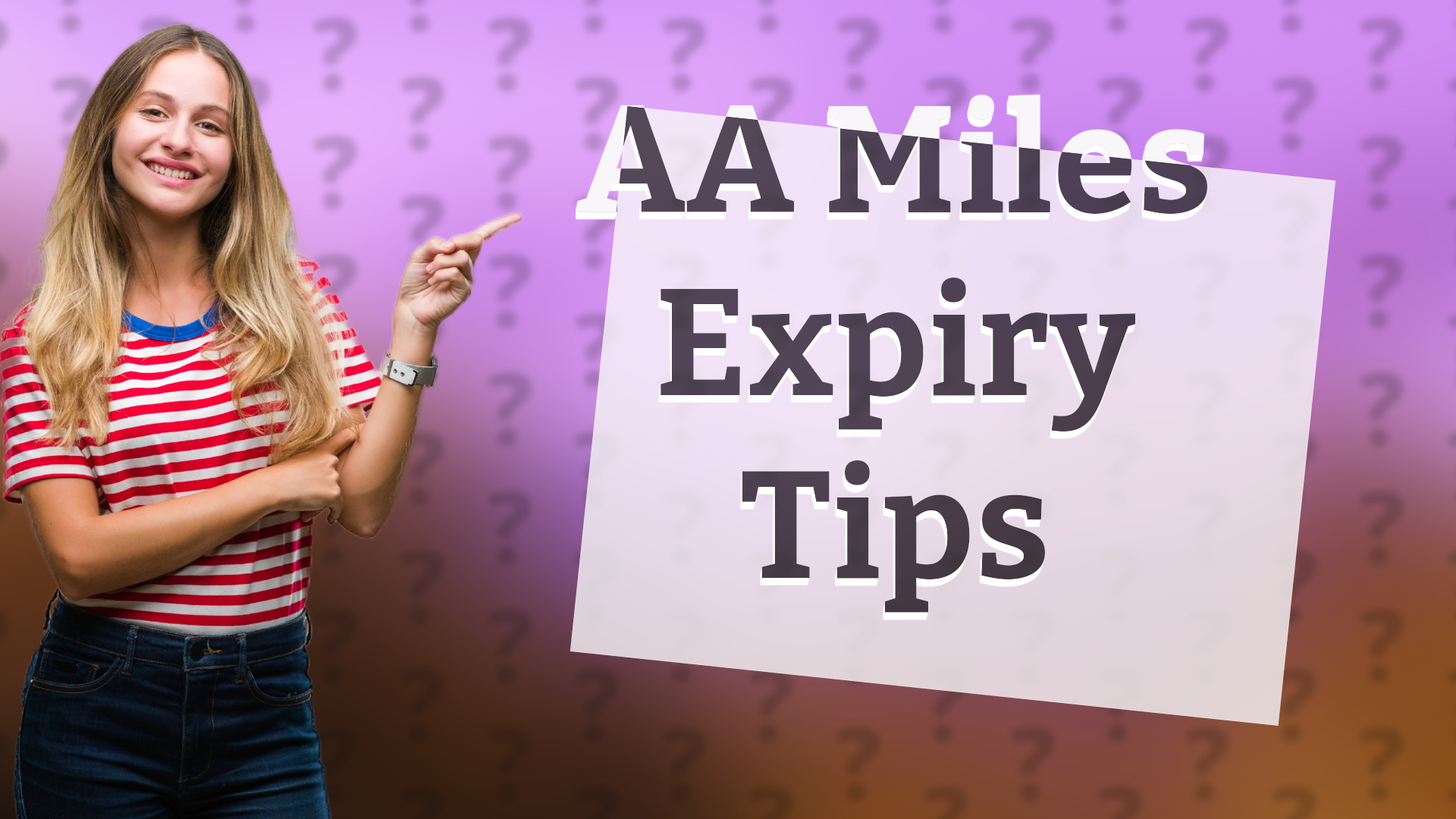AA Miles Expiry Tips