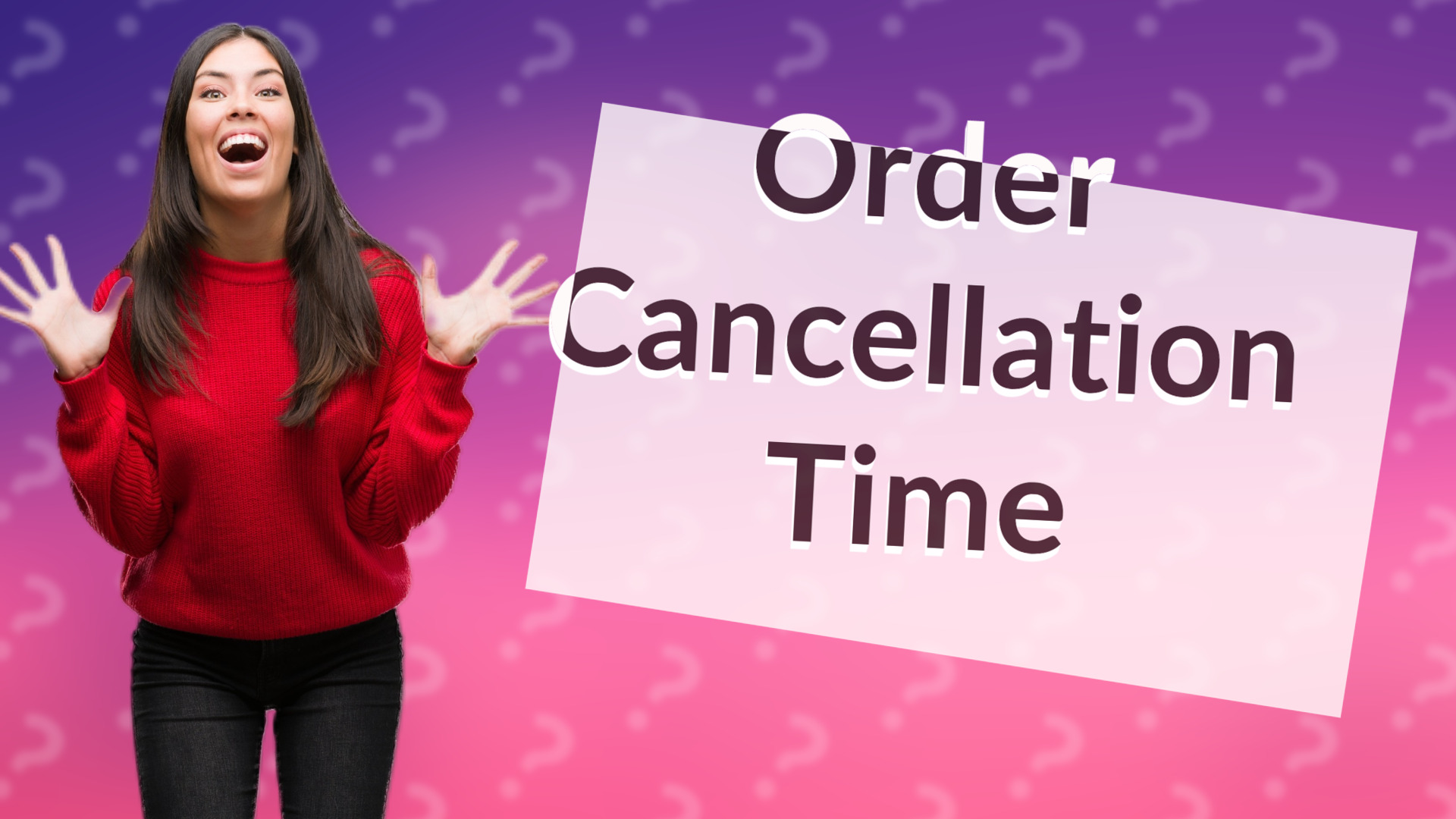 Order Cancellation Time