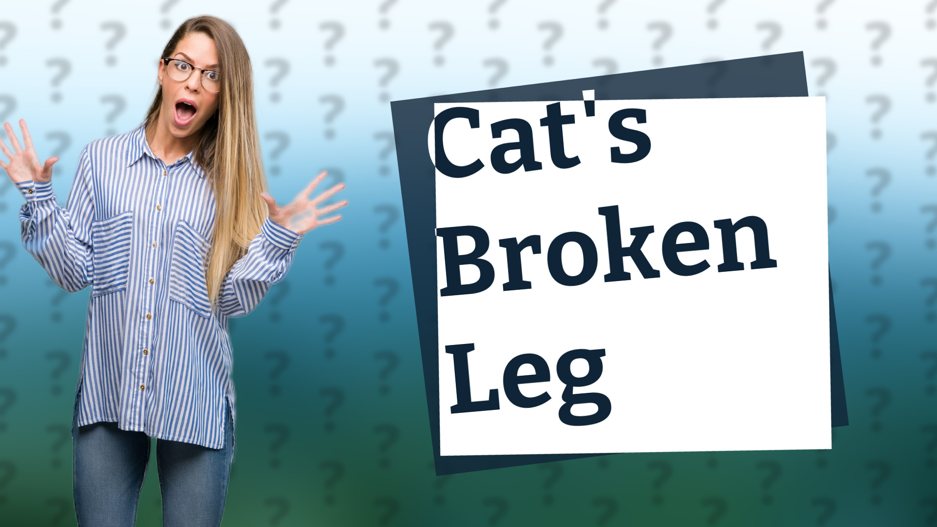 Cat's Broken Leg
