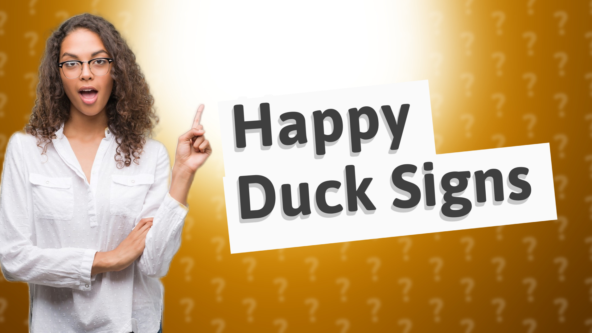 Happy Duck Signs