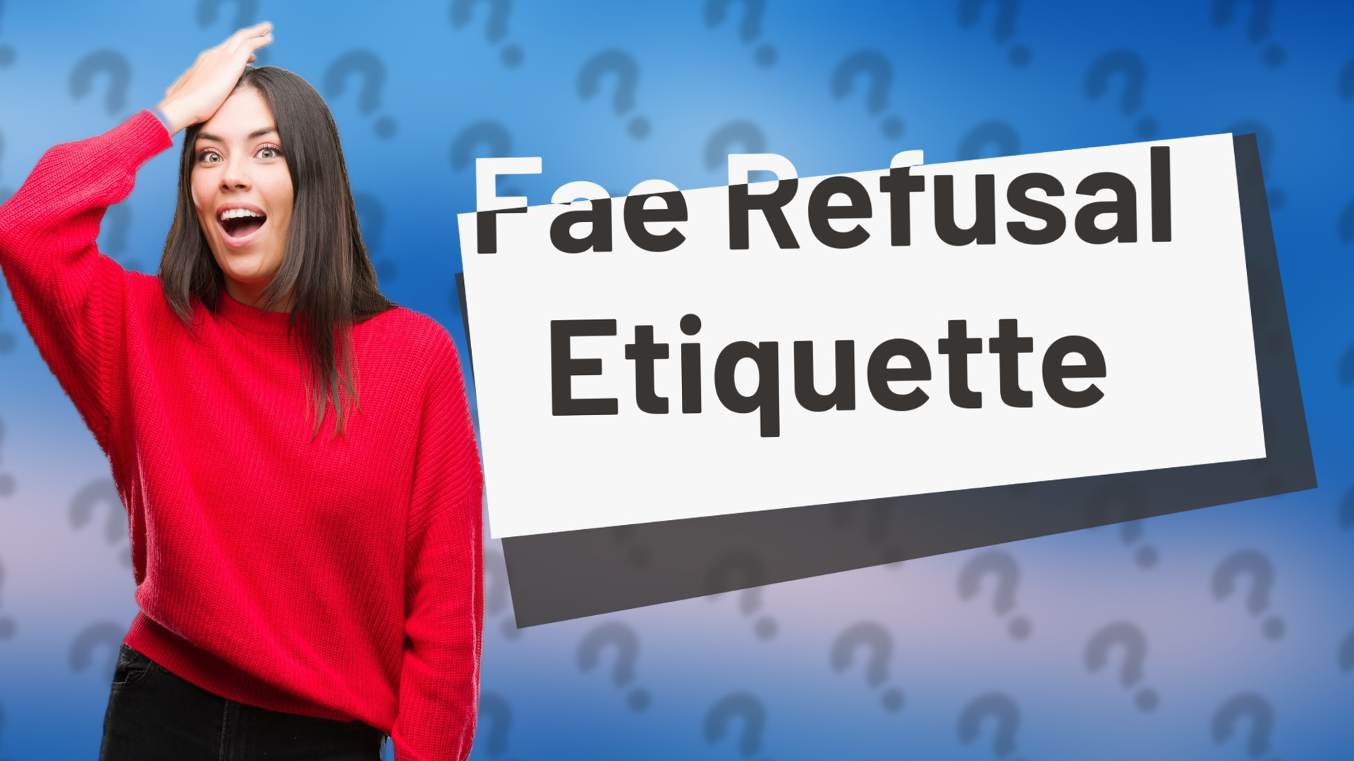 Fae Refusal Etiquette