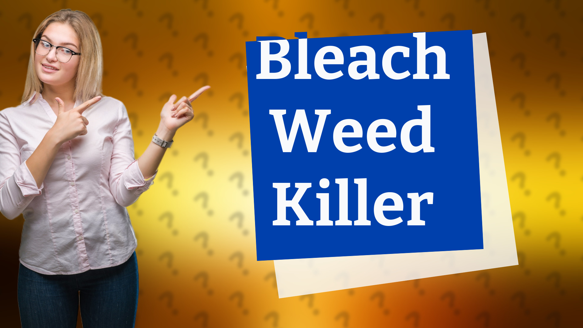 Bleach Weed Killer
