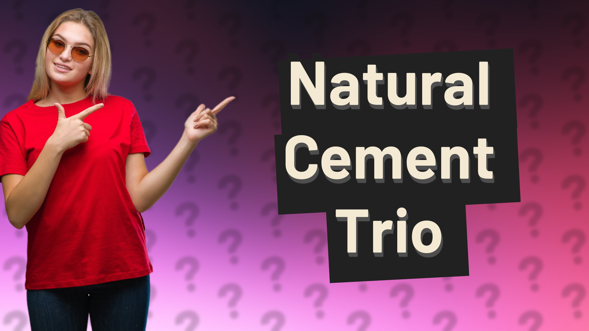 Natural Cement Trio