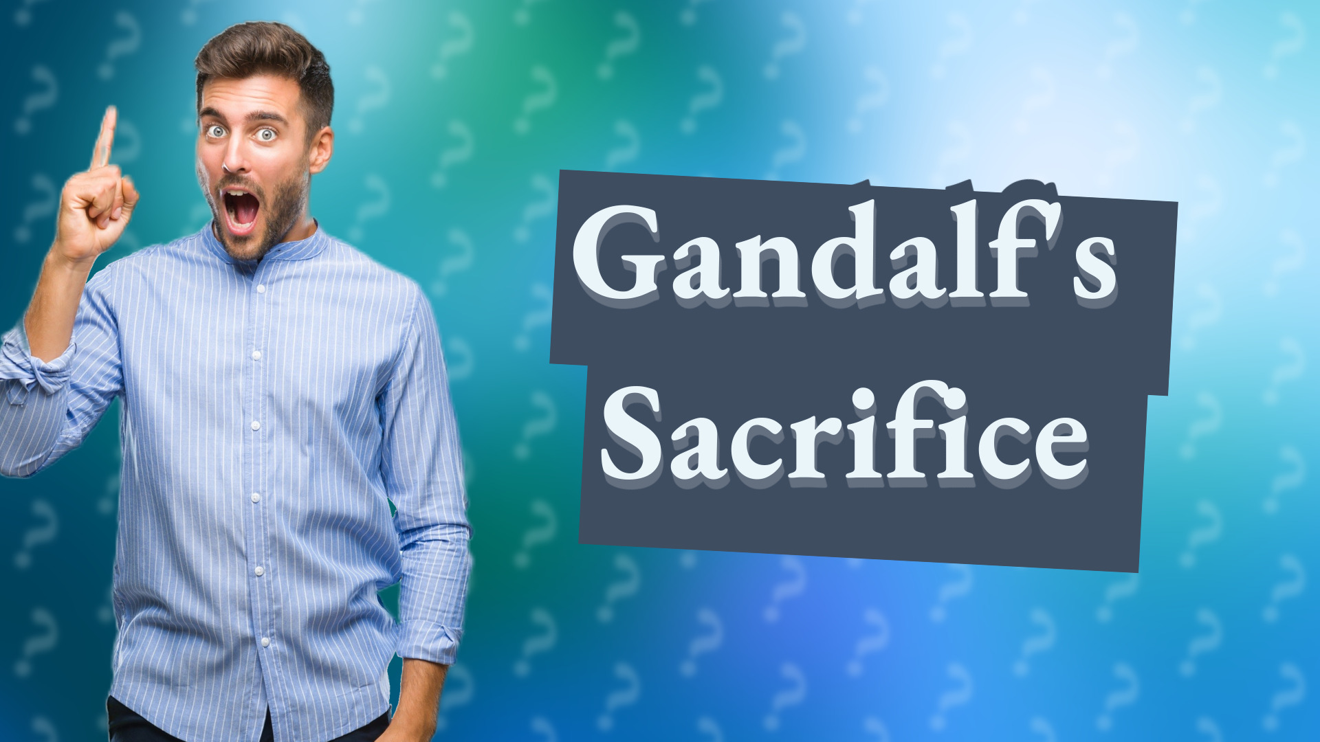Gandalf's Sacrifice