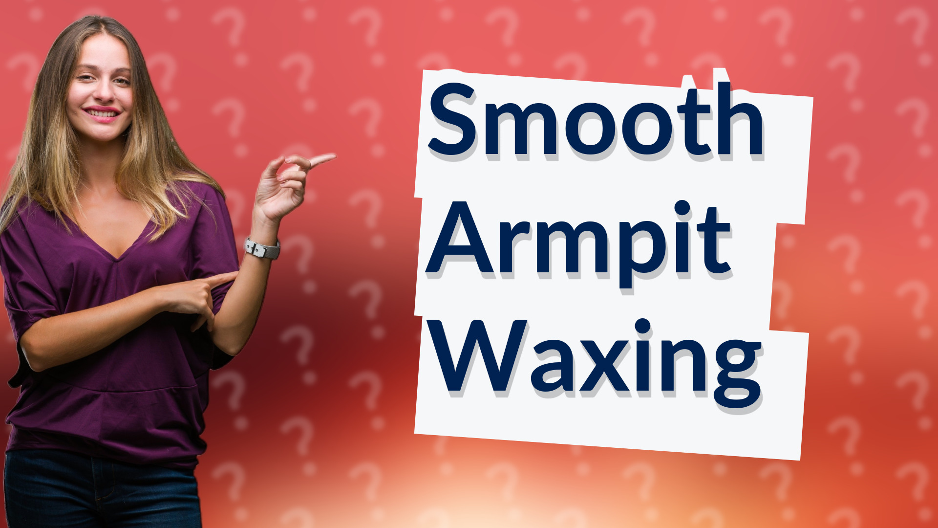 Smooth Armpit Waxing