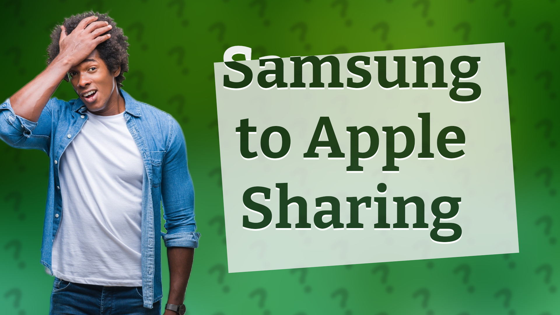 Samsung to Apple Sharing