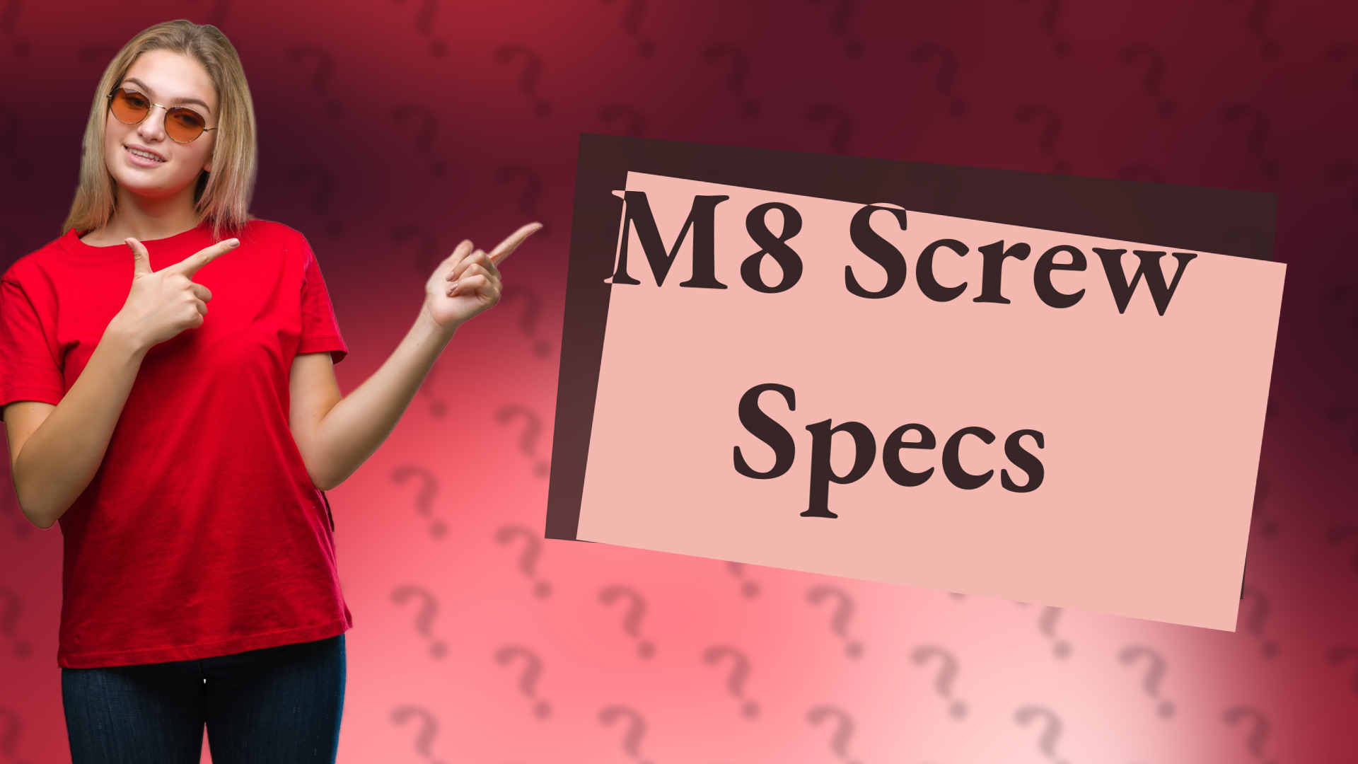 M8 Screw Specs
