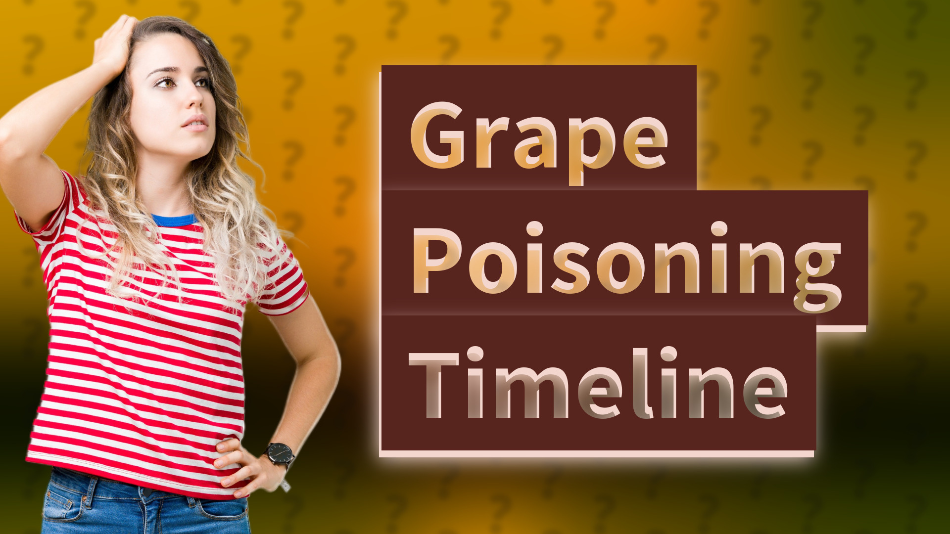 Grape Poisoning Timeline