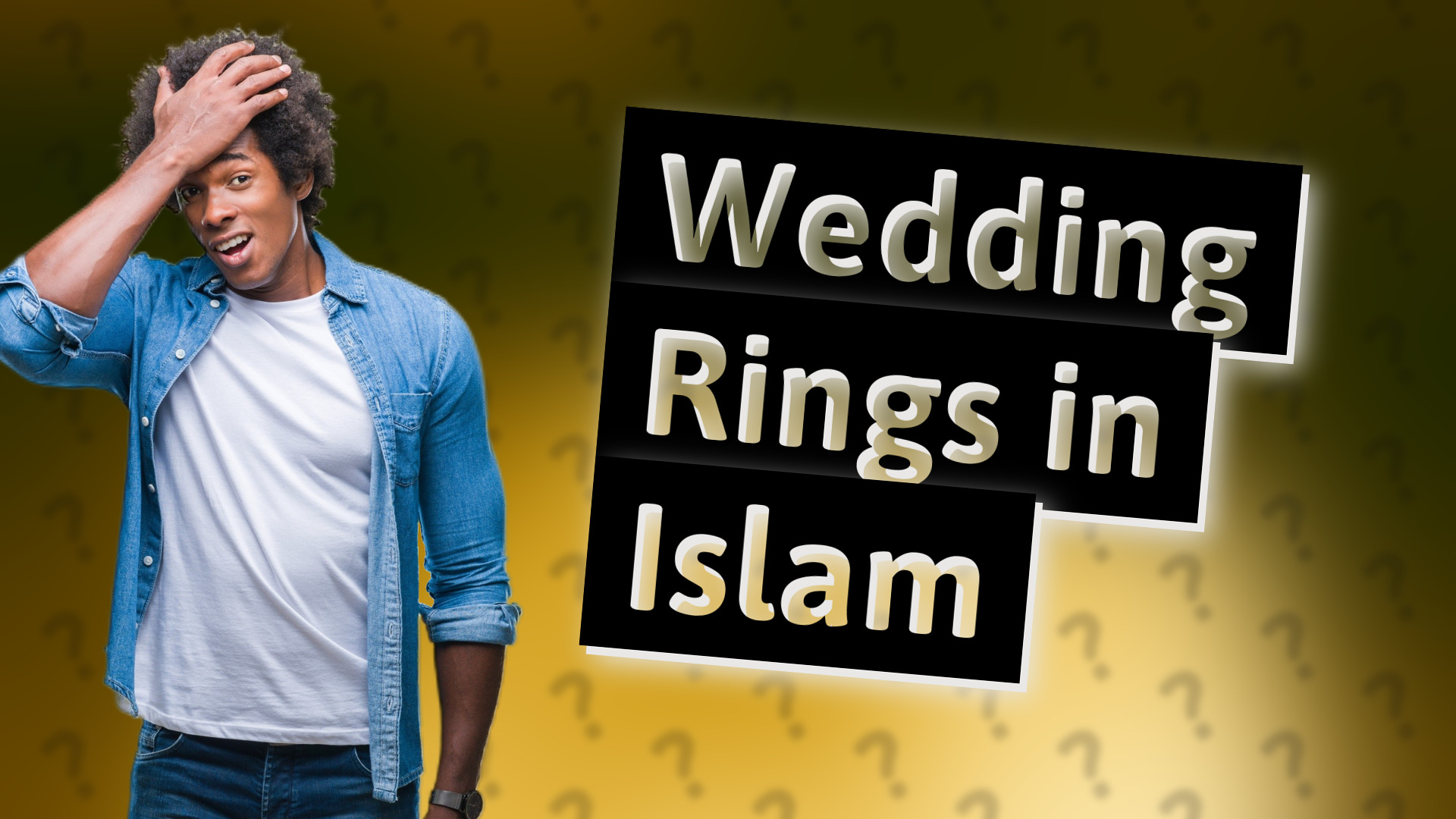 Wedding Rings in Islam