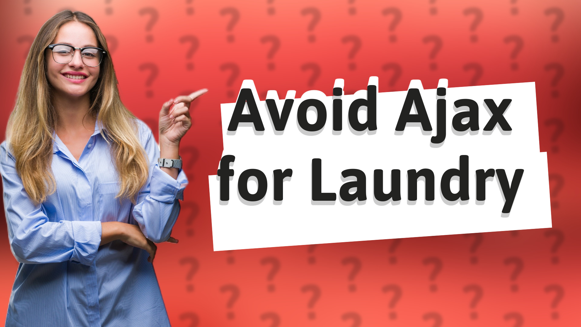Avoid Ajax for Laundry