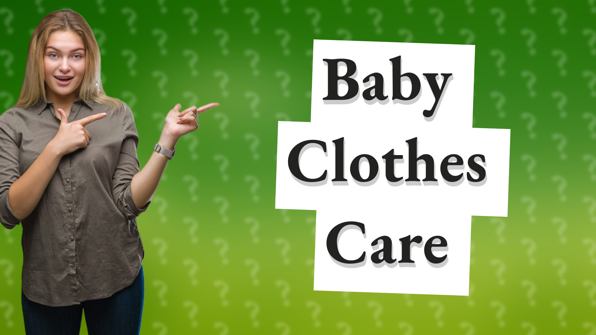 Baby Clothes Care