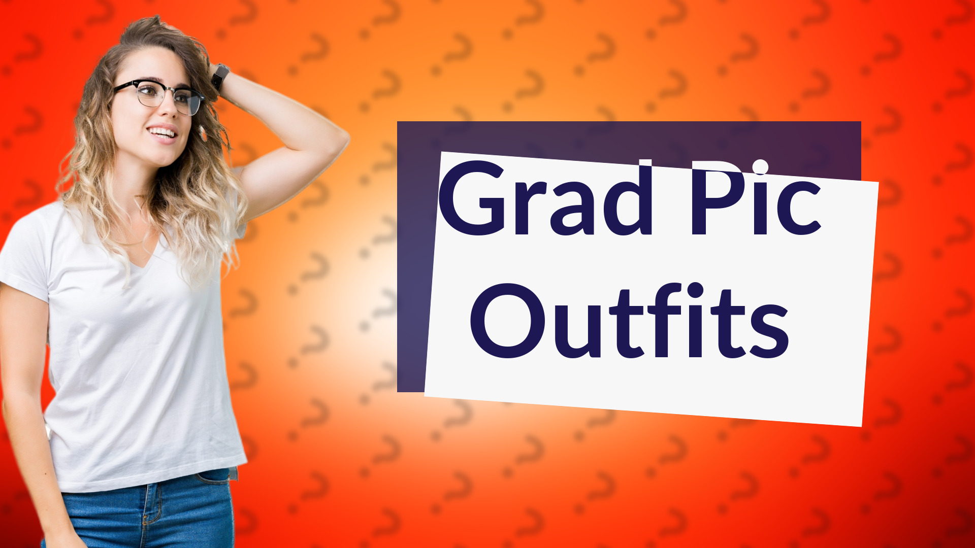 Grad Pic Outfits
