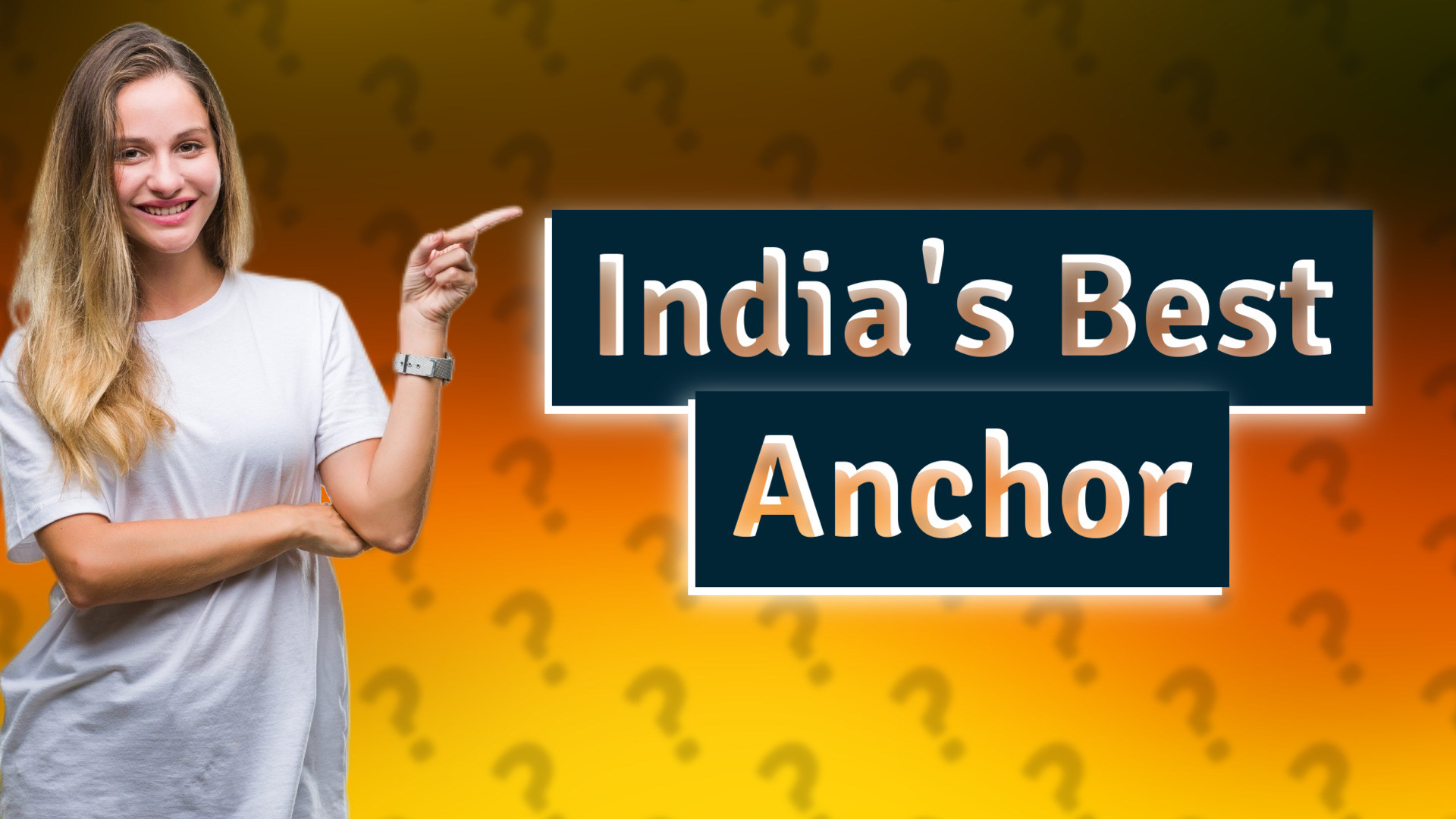 India's Best Anchor