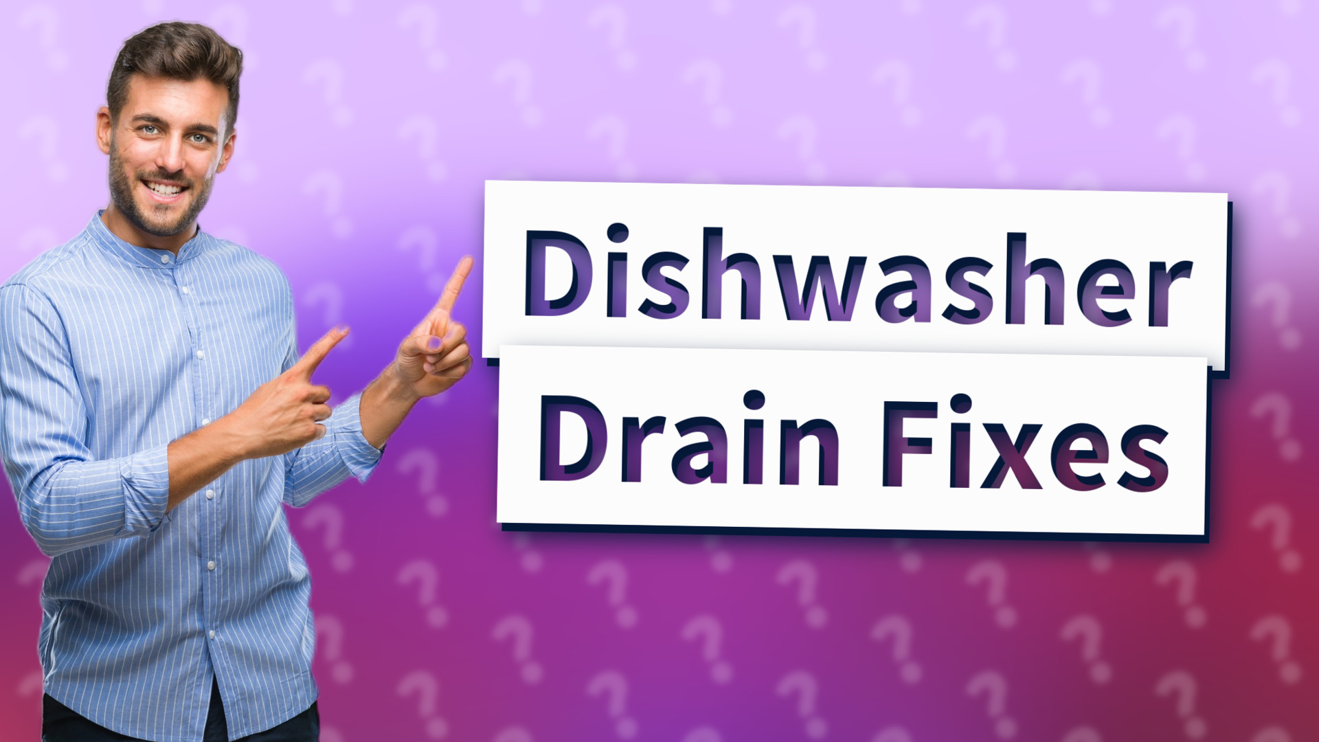 Dishwasher Drain Fixes
