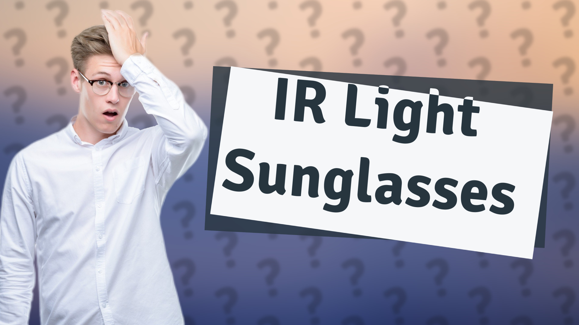 IR Light Sunglasses