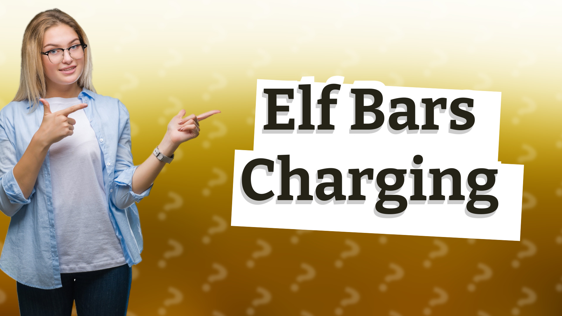 Elf Bars Charging