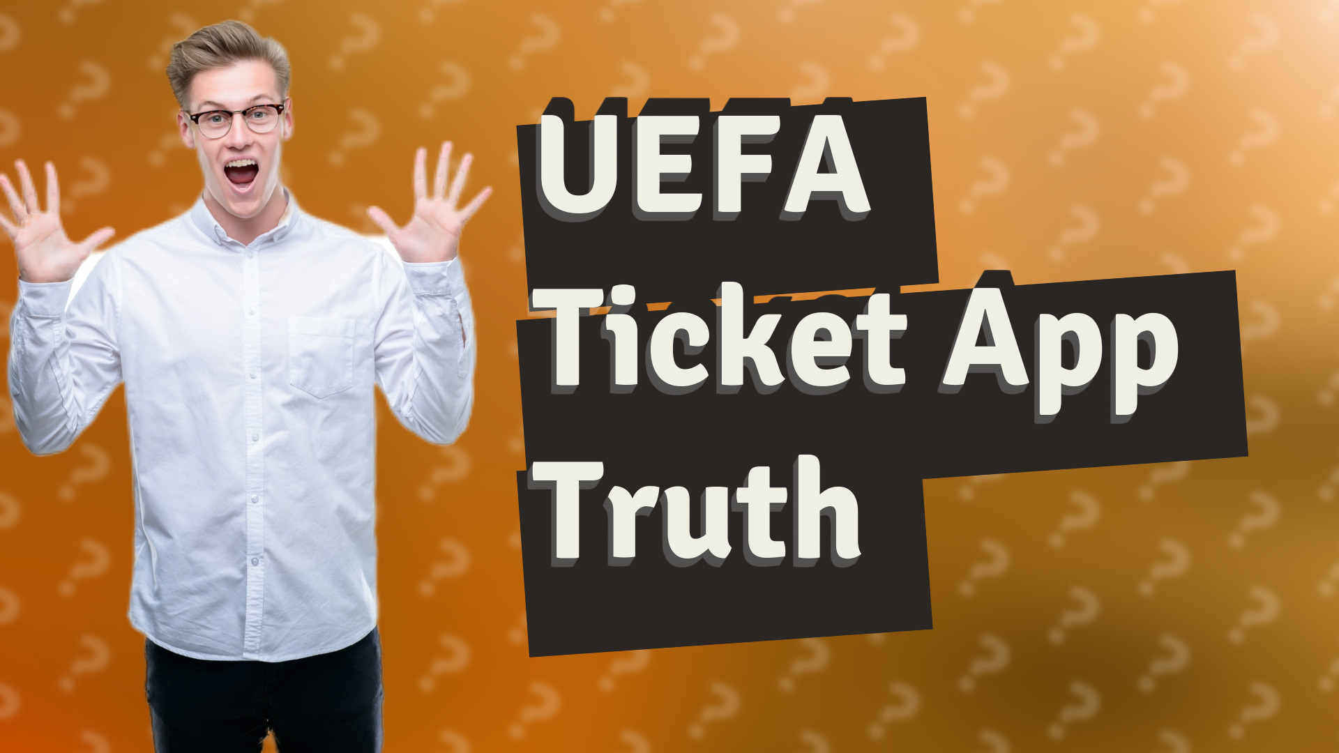 UEFA Ticket App Truth