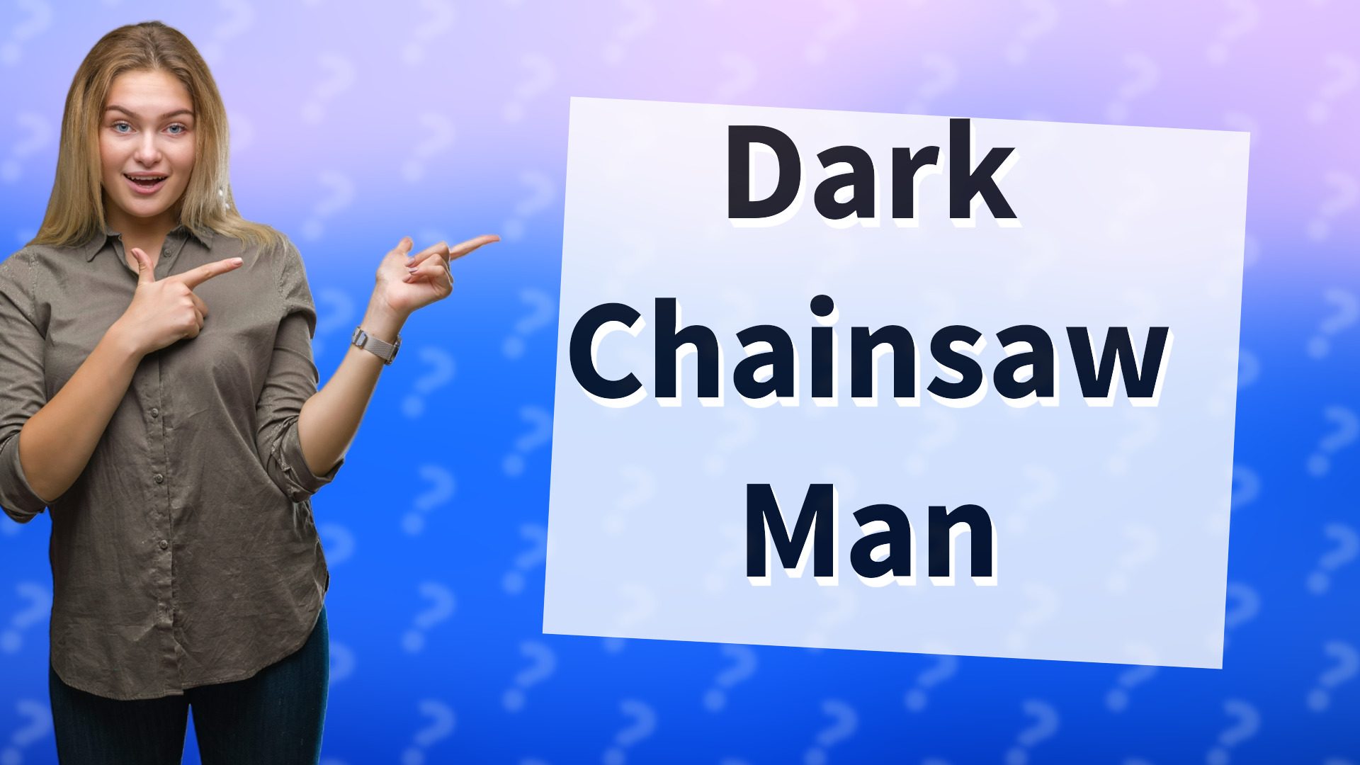 Dark Chainsaw Man