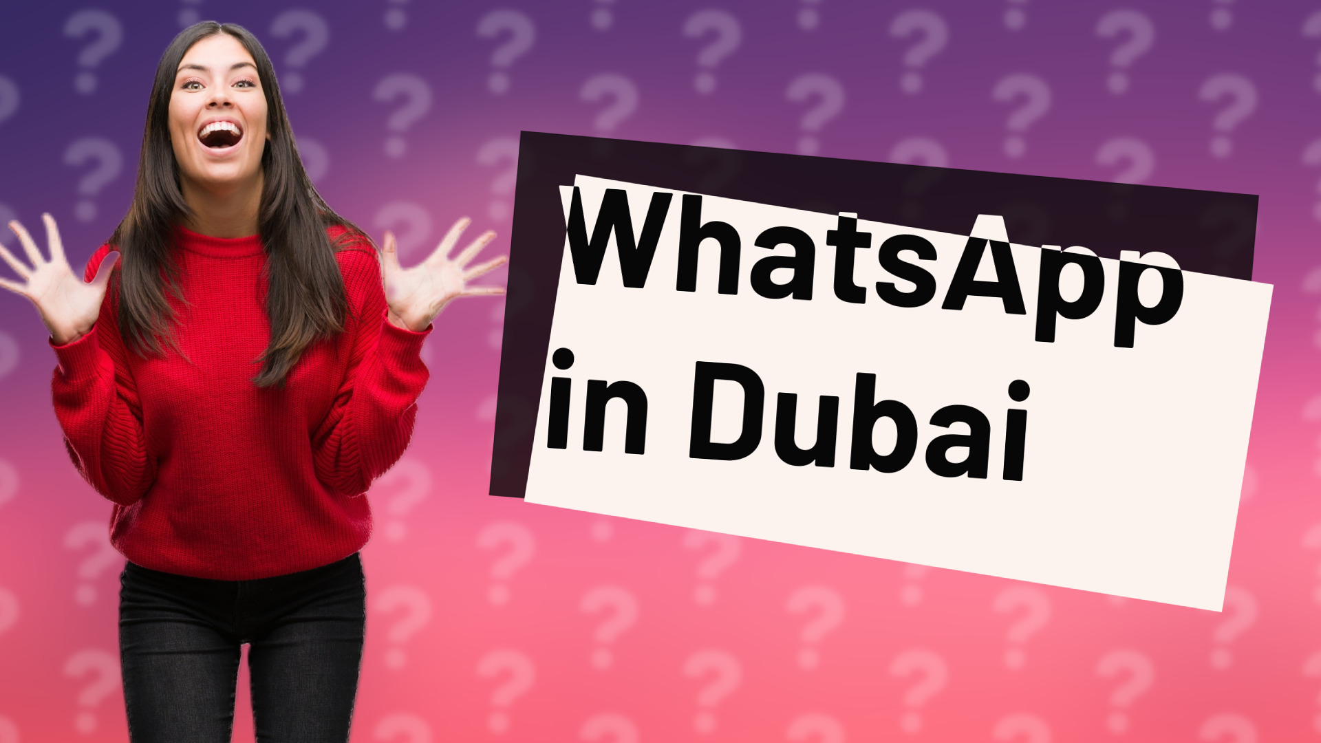 WhatsApp in Dubai