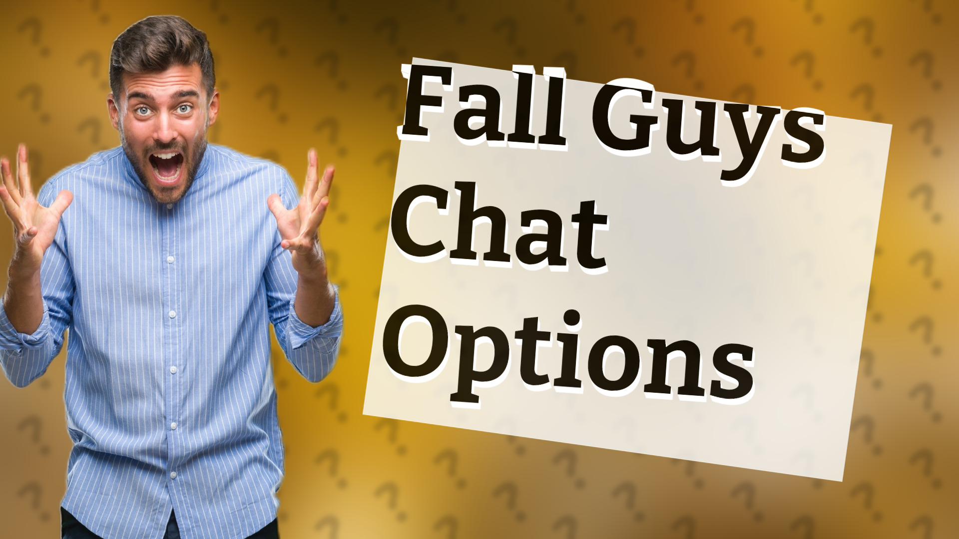 Fall Guys Chat Options