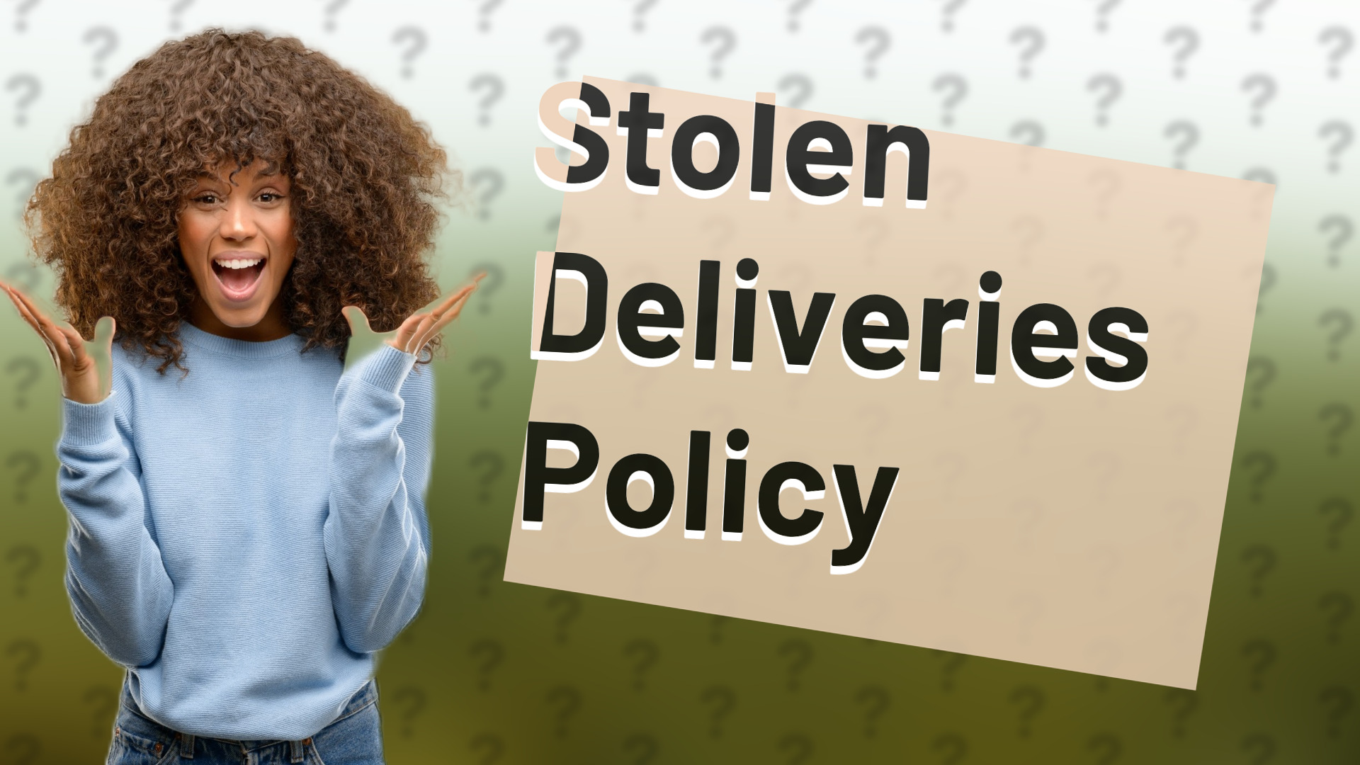 Stolen Deliveries Policy