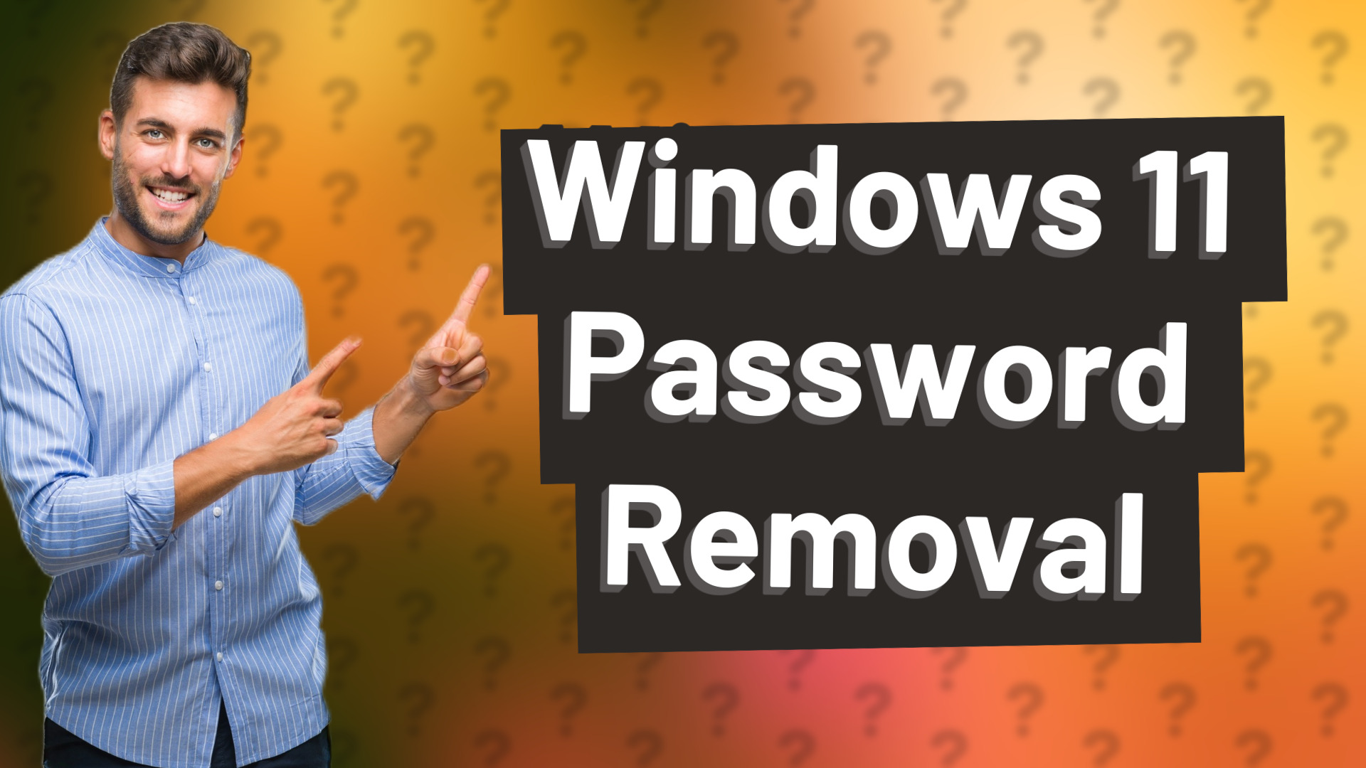 Windows 11 Password Removal